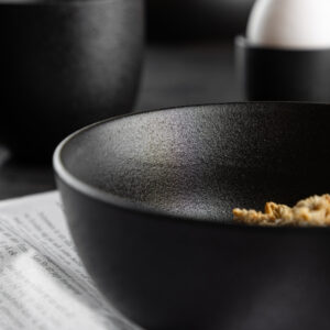 Wabi Sabi – Arts de la table – Noir – ⌀14 cm