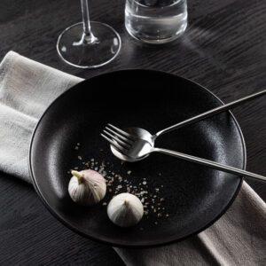 Wabi Sabi – Arts de la table – Noir – ⌀21 cm