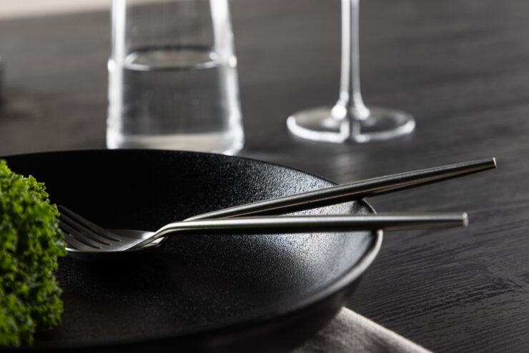 Wabi Sabi – Arts de la table – Noir – ⌀21 cm