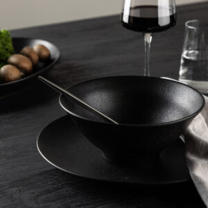 Wabi Sabi – Arts de la table – Noir – ⌀18 cm