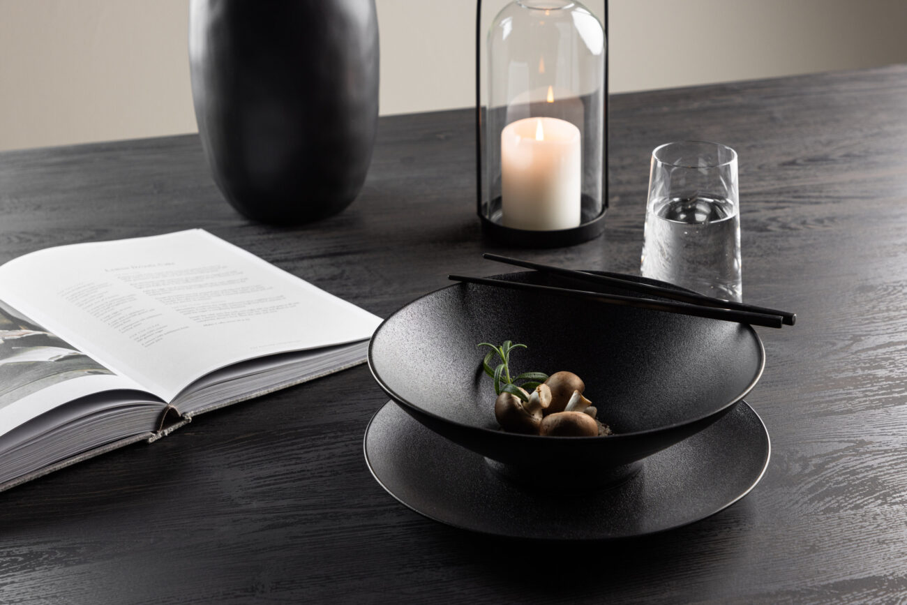 Wabi Sabi – Arts de la table – Noir – ⌀25 cm