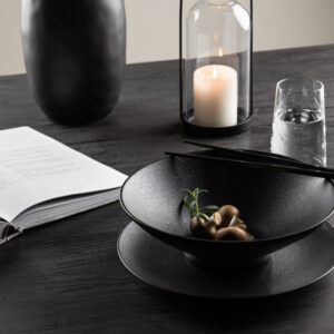 Wabi Sabi – Arts de la table – Noir – ⌀25 cm