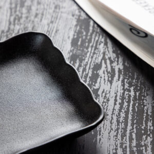 Wabi Sabi – Arts de la table – Noir – 24 x 15 cm