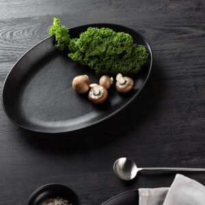 Wabi Sabi – Arts de la table – Noir – 31 x 21 cm