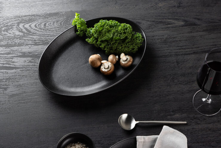 Wabi Sabi – Arts de la table – Noir – 31 x 21 cm