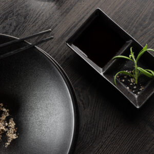 Wabi Sabi – Arts de la table – Noir – 15 x 8 cm
