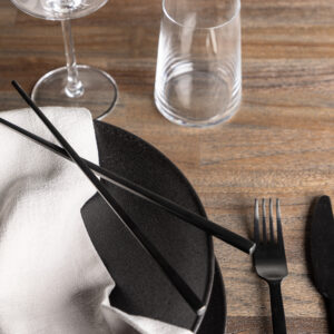 Wabi Sabi – Arts de la table – Noir – 23 x 1 cm