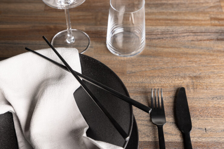 Wabi Sabi – Arts de la table – Noir – 23 x 1 cm