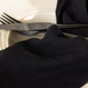 Wabi Sabi – Arts de la table – Noir – 40 x 40 cm