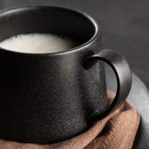 Wabi Sabi – Arts de la table – Noir – ⌀10 cm