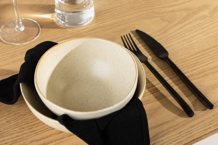 Active – Arts de la table – Beige, Noir – ⌀15 cm