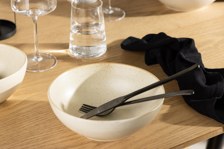 Active – Arts de la table – Beige, Noir – ⌀19 cm