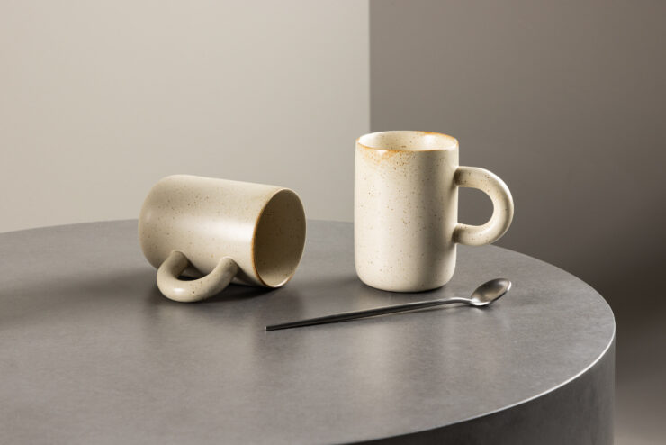 Active – Arts de la table – Beige, Noir – ⌀7 cm
