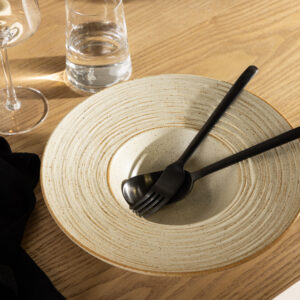 Active – Arts de la table – Beige, Noir – ⌀26 cm