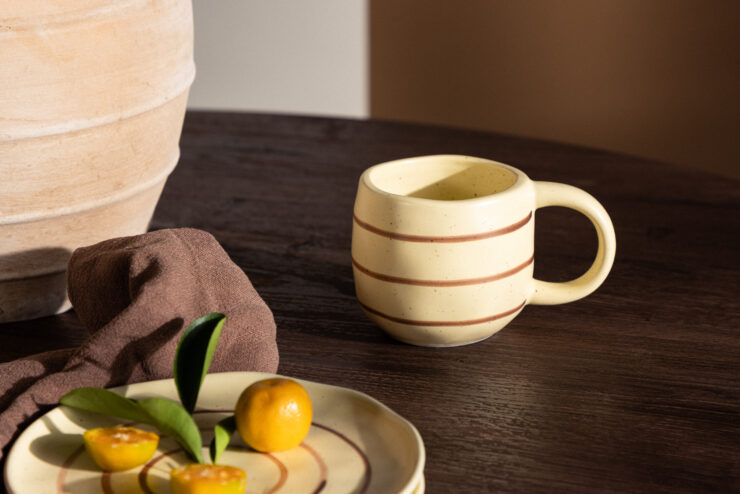 Kutie – Arts de la table – Multicolore, Beige – ⌀9 cm