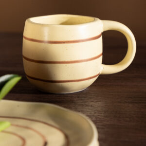 Kutie – Arts de la table – Multicolore, Beige – ⌀9 cm