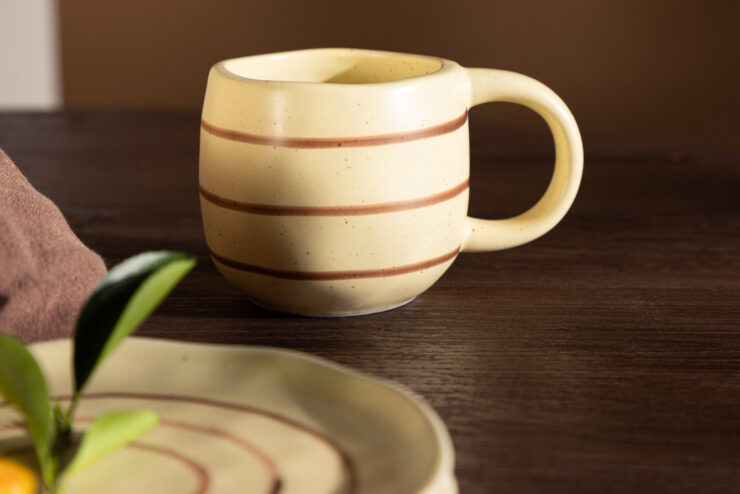 Kutie – Arts de la table – Multicolore, Beige – ⌀9 cm