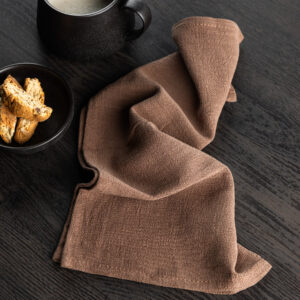 Bloria – Arts de la table – Marron foncé – 40 x 40 cm