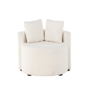 Kelso – Kids Sofa – Blanc – 56 x 45 x 59 cm
