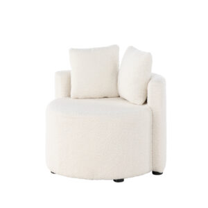 Kelso – Kids Sofa – Blanc – 56 x 45 x 59 cm