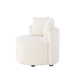 Kelso – Kids Sofa – Blanc – 56 x 45 x 59 cm