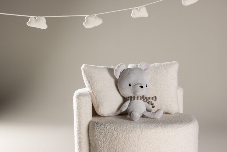 Kelso – Kids Sofa – Blanc – 56 x 45 x 59 cm