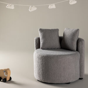 Kelso – Kids Sofa – Gris – 56 x 45 x 59 cm
