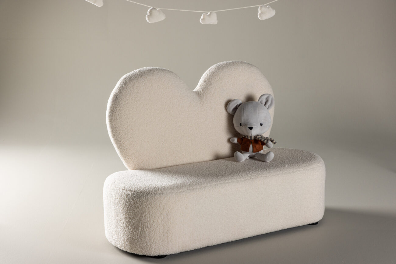 Kids – Kids Sofa – Blanc – 36 x 65 x 99 cm