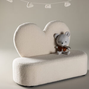 Kids – Kids Sofa – Blanc – 36 x 65 x 99 cm