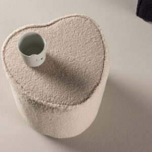 Heart – Kids Chair – Beige – 31 x 32 x 31 cm