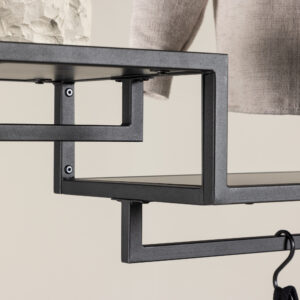 Staal – Porte-manteau – Noir – 35 x 188 x 85 cm