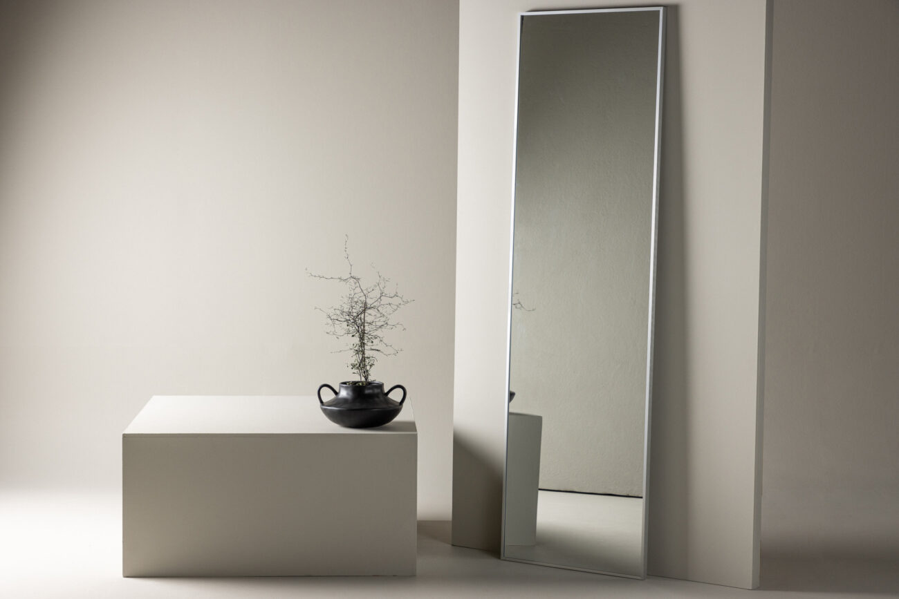 Dalton – Grand miroir – Argenté – 3 x 220 x 67 cm