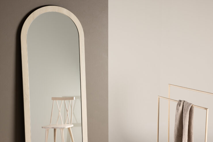 Memphis – Grand miroir – Blanchi – 3 x 193 x 60 cm