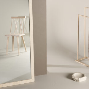 Memphis – Grand miroir – Blanchi – 3 x 193 x 60 cm