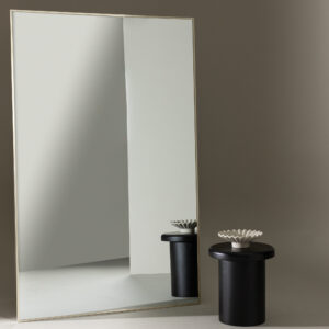 Orlando – Grand miroir – Beige, Argenté – 3 x 190 x 120 cm