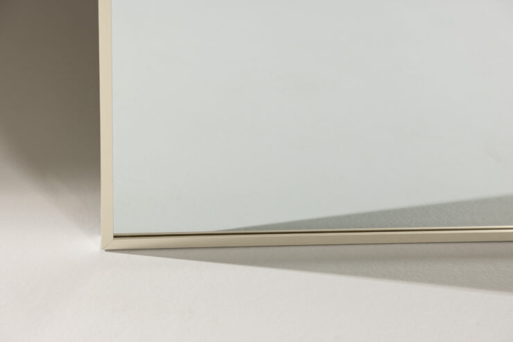 Orlando – Grand miroir – Beige, Argenté – 3 x 190 x 120 cm