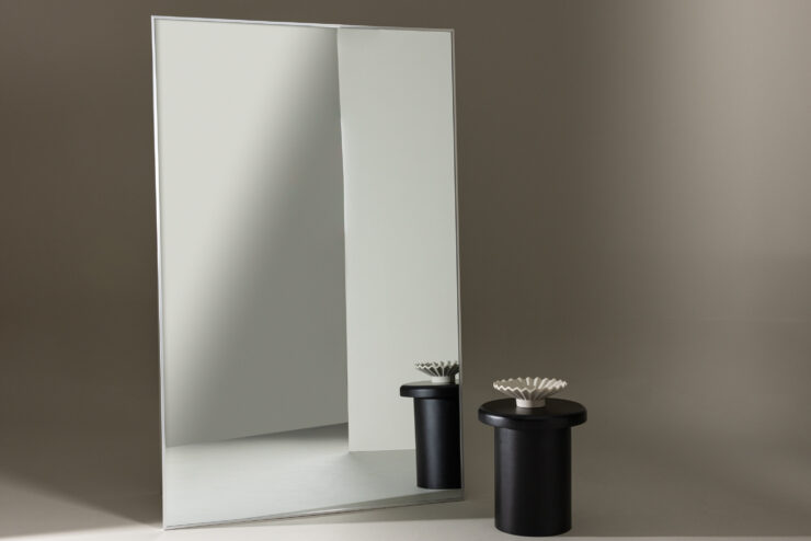Orlando – Grand miroir – Argenté – 3 x 190 x 120 cm