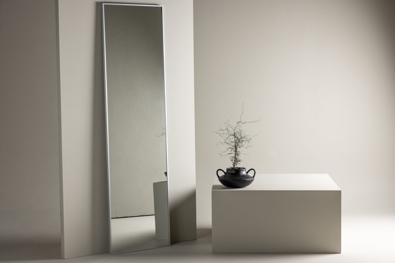 Orlando – Grand miroir – Argenté – 3 x 195 x 55 cm