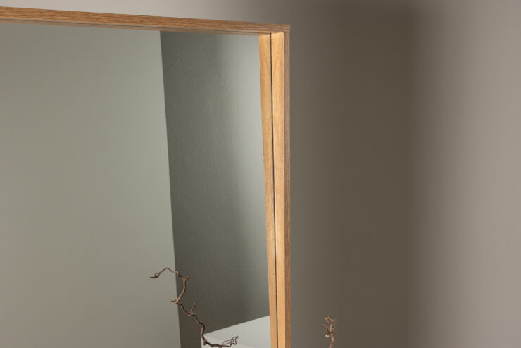 Nashville – Grand miroir – Naturel – 10 x 196 x 125 cm
