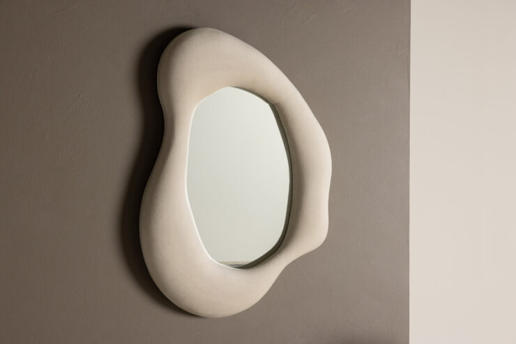 Louisville – Small Mirror – Beige – 8 x 70 x 49 cm