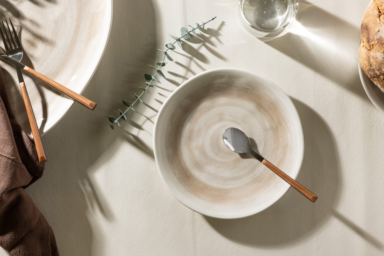 Jublie – Arts de la table – Beige – ⌀21 cm