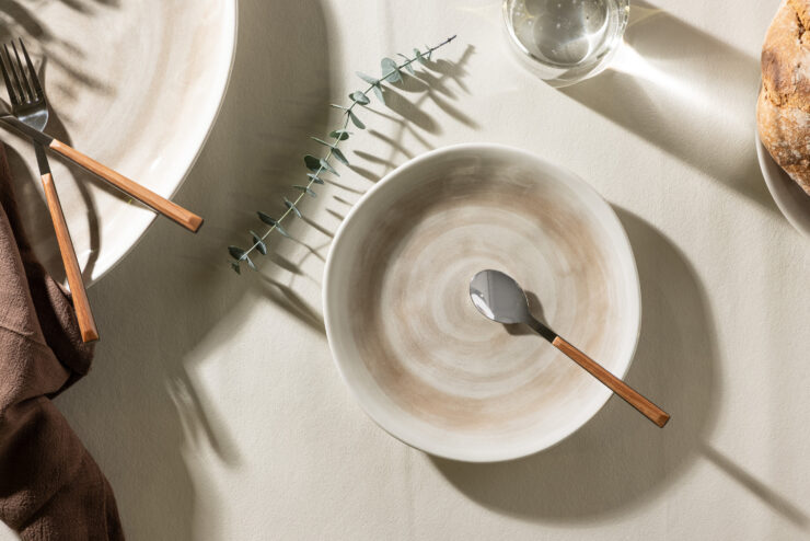 Jublie – Arts de la table – Beige – ⌀21 cm
