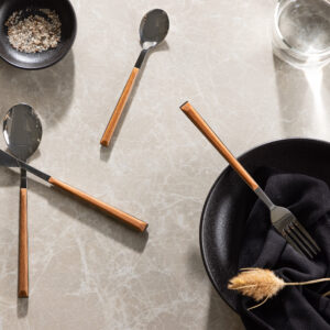 Jublie – Arts de la table – Argenté, Marron