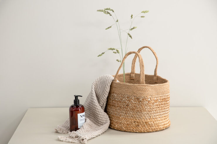Mumbai – Basket – Naturel – ⌀32 cm