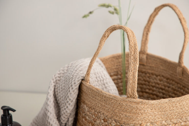 Mumbai – Basket – Naturel – ⌀32 cm