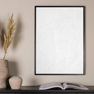 White Reveted – Décoration murale – Blanc – 30 x 21 cm