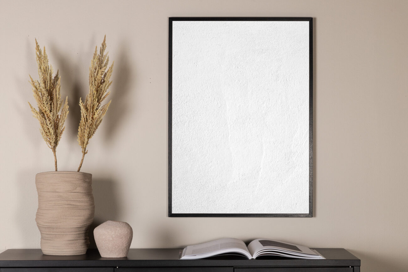 White Reveted – Décoration murale – Blanc – 70 x 50 cm