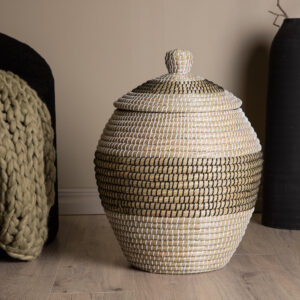 Chennai – Basket – Beige, Naturel – ⌀33 cm
