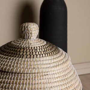 Chennai – Basket – Beige, Naturel – ⌀33 cm