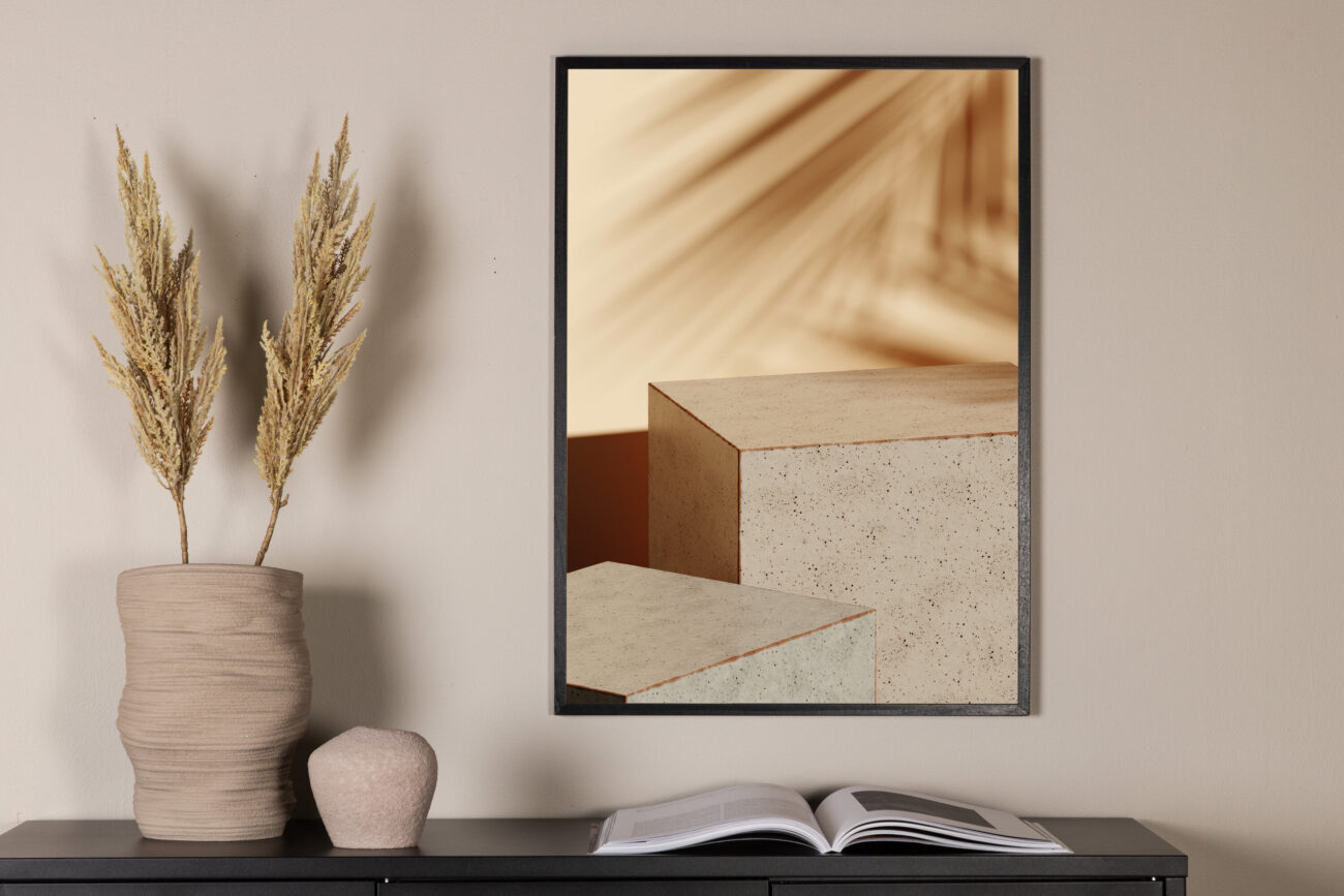 Sunflow – Décoration murale – Beige – 30 x 21 cm